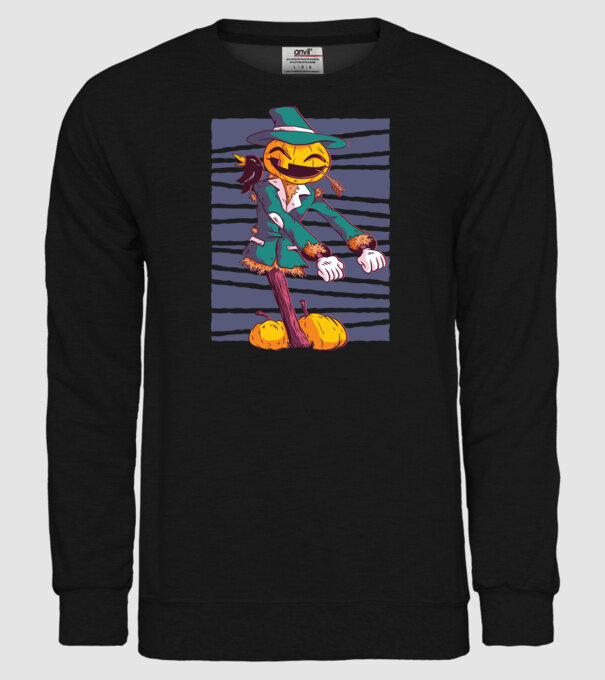 Sperietoare Halloween model negru pe tricou