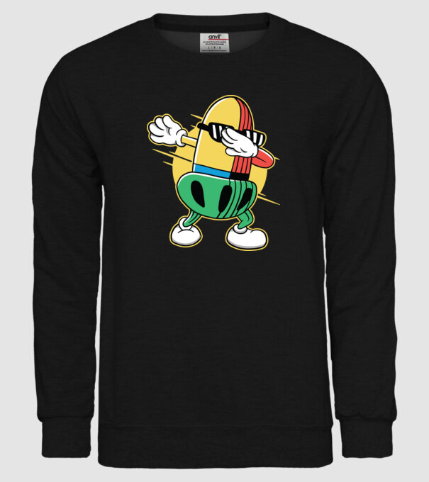 Ghindă DAB cărți de joc maghiare model negru pe tricou