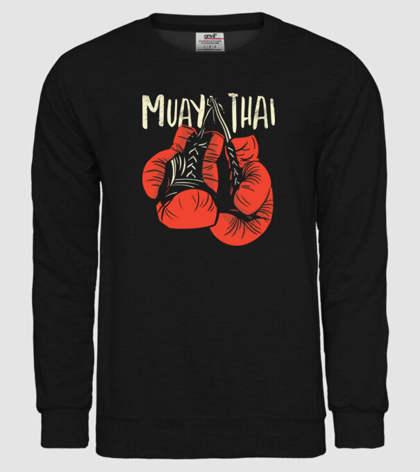 Muay Thai model negru pe tricou