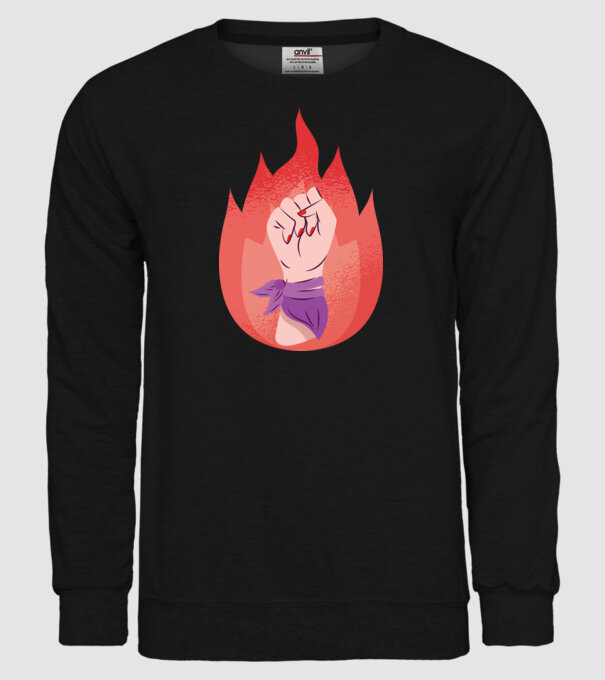Egalitatea femeilor Ziua femeii model negru pe tricou
