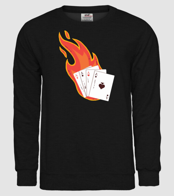 Poker model negru pe tricou