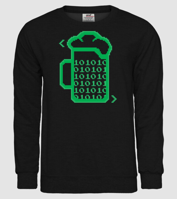 Bere Programator model negru pe tricou