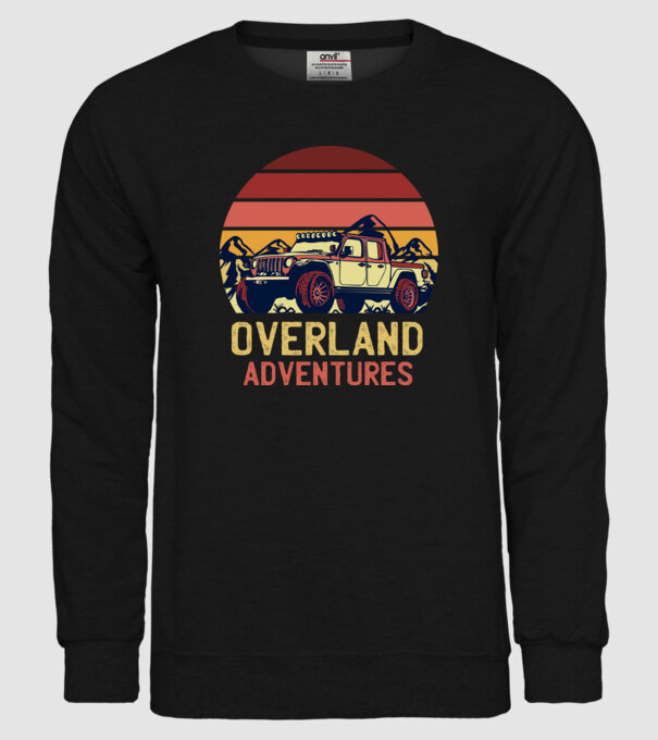 Jeep Retro model negru pe tricou