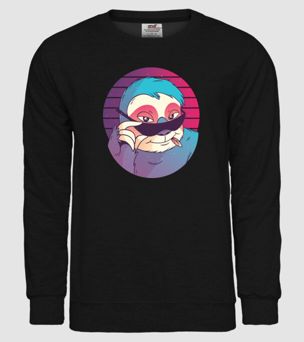 Retro Leneș model negru pe tricou
