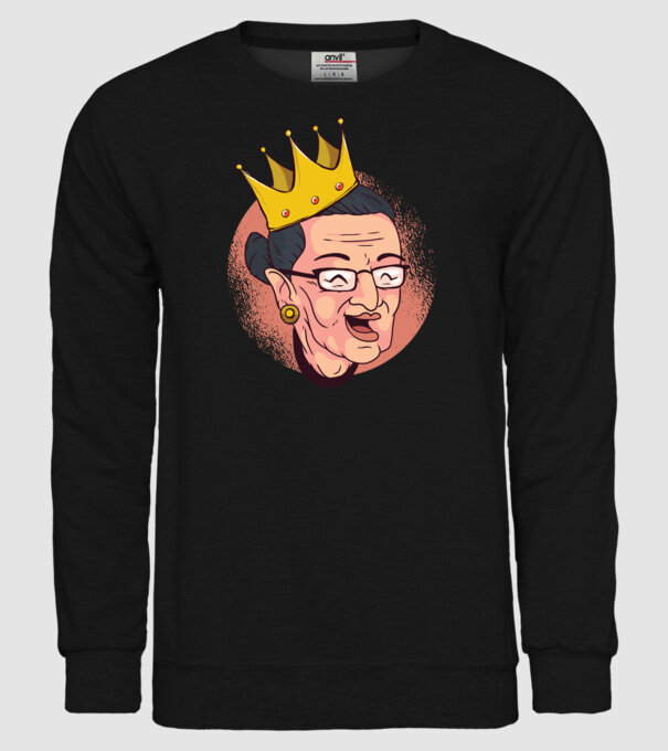 Ruth Bader Ginsburg model negru pe tricou