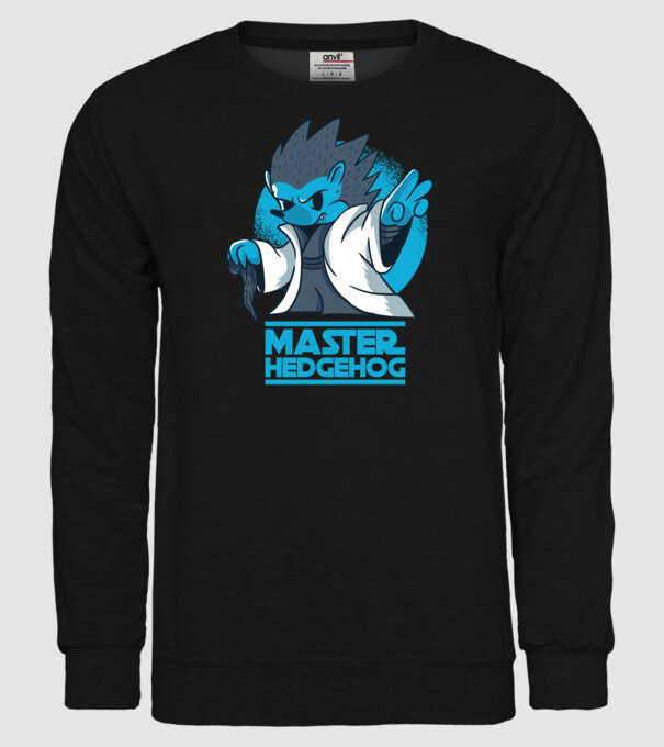 Maestru Arici model negru pe tricou