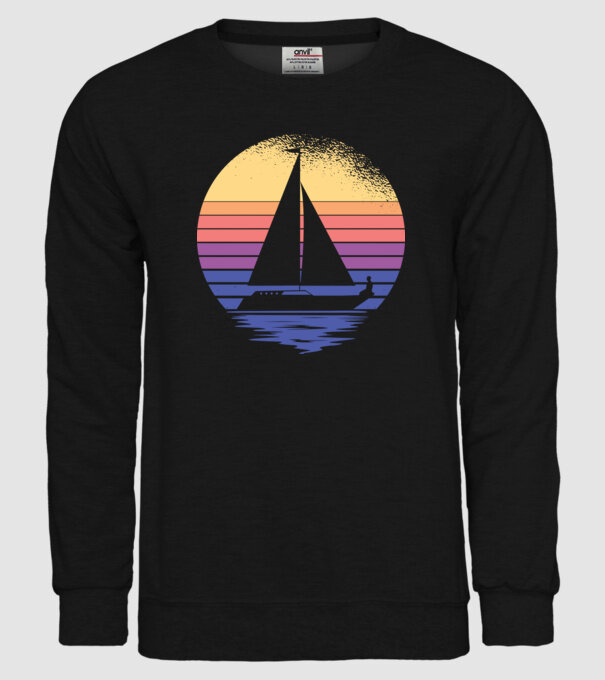 Navigație model negru pe tricou