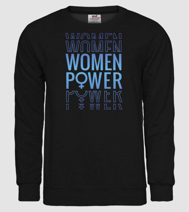 Women Power de Ziua Femeii model negru pe tricou
