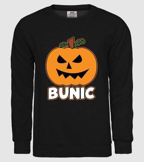 bunic model negru pe tricou