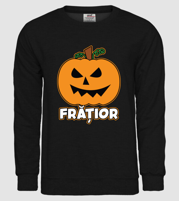 frățior model negru pe tricou