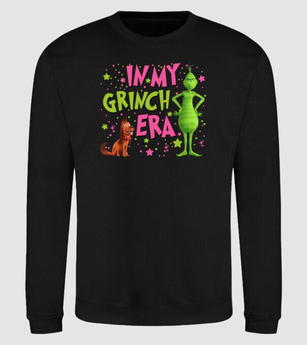 In my Grinch era model negru pe tricou