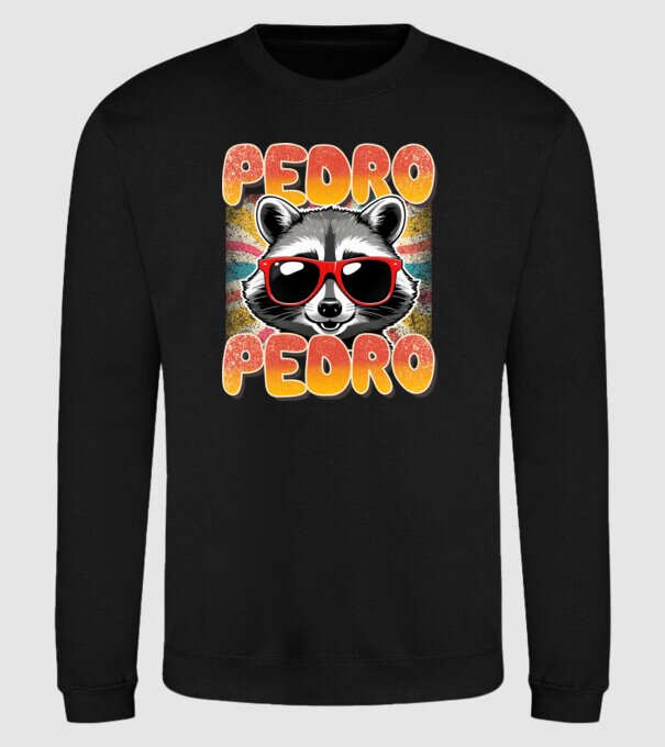 Pedro Pedro groovy retro model negru pe tricou
