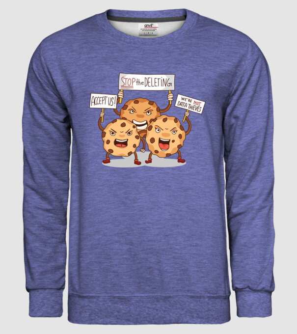 Protest Cookie model albastru jeanși pe tricou