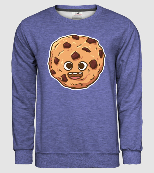 Cookie drăguț model albastru jeanși pe tricou