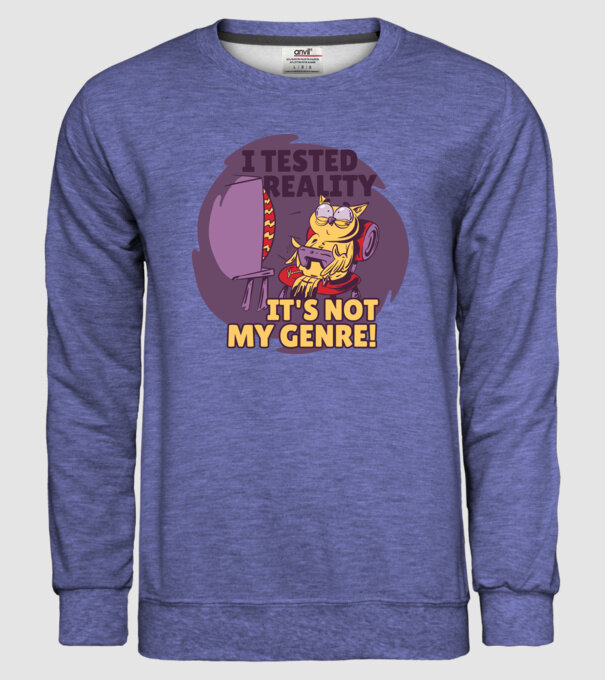 Bufnița Gamer model albastru jeanși pe tricou
