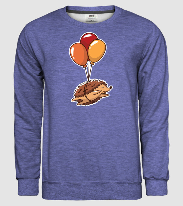 Arici cu balon model albastru jeanși pe tricou