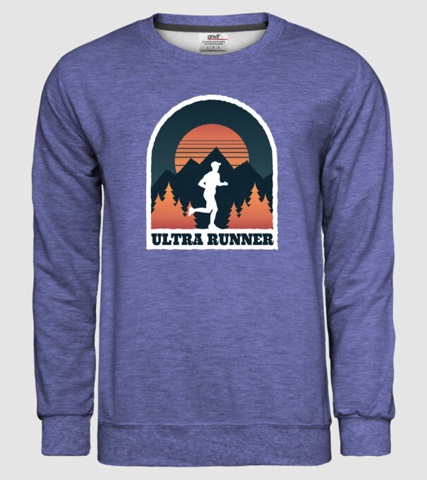 Ultra Runner Tricou alergare model albastru jeanși pe tricou