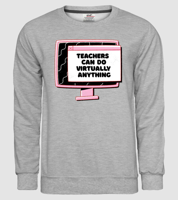 Home Office Pentru profesori model gri pe tricou