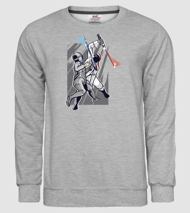 Sabie laser scrimă model gri pe tricou