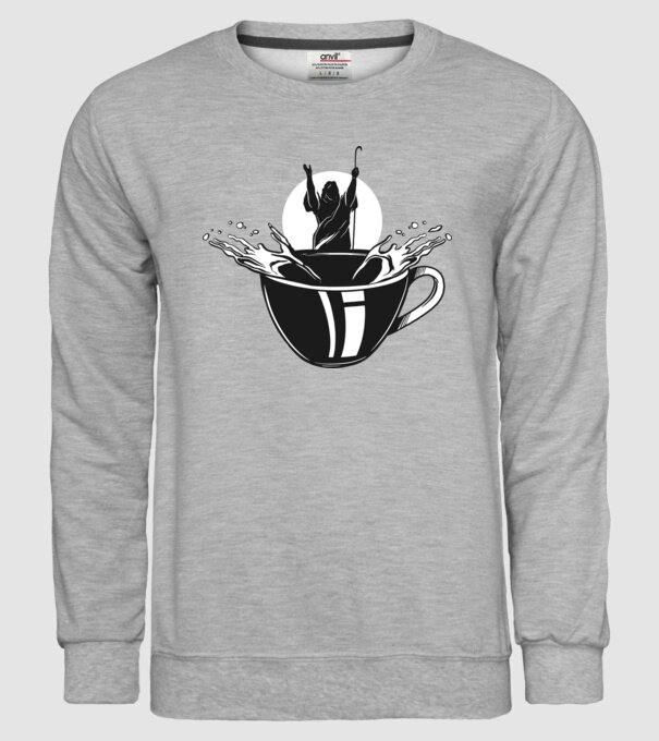 Moise cafea model gri pe tricou