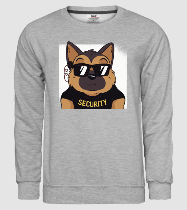 Ciobănesc german Security tricou amuzant cu Câine model gri pe tricou