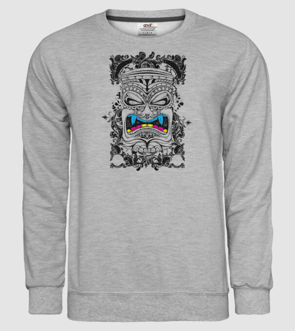 Stâlp totem antic model gri pe tricou