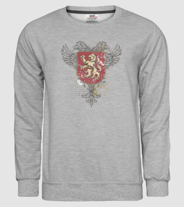 Scut - Leu model gri pe tricou