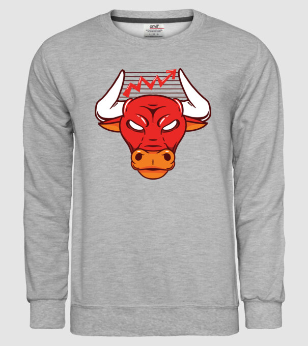 Bursa de Valori Taur model gri pe tricou