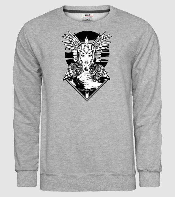 Zeița Valkyrie model gri pe tricou