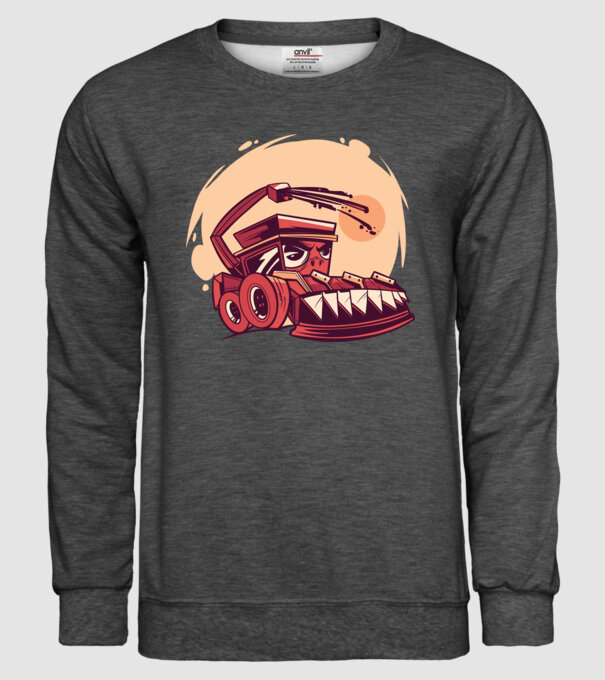 Secerătoare model gri închis pe tricou