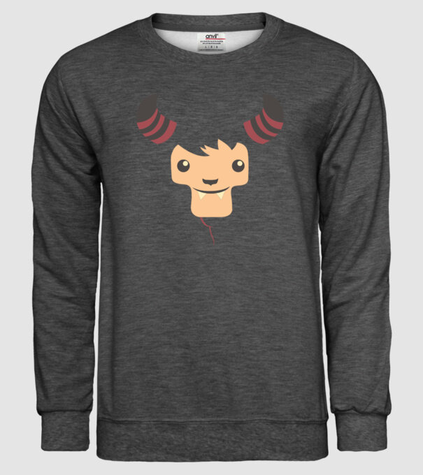 Goat Halloween model gri închis pe tricou
