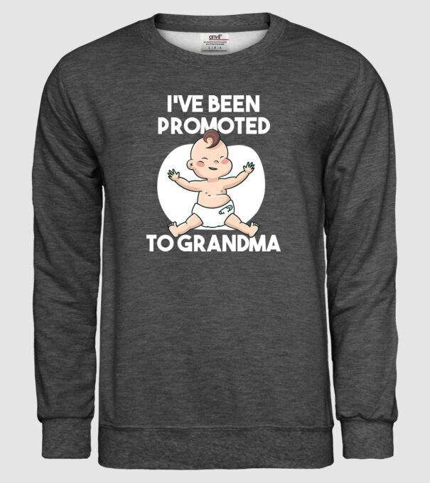 Am devenit bunică model gri închis pe tricou