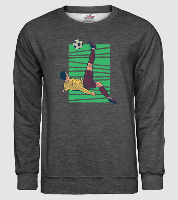 Fotbalist foarfecă model gri închis pe tricou