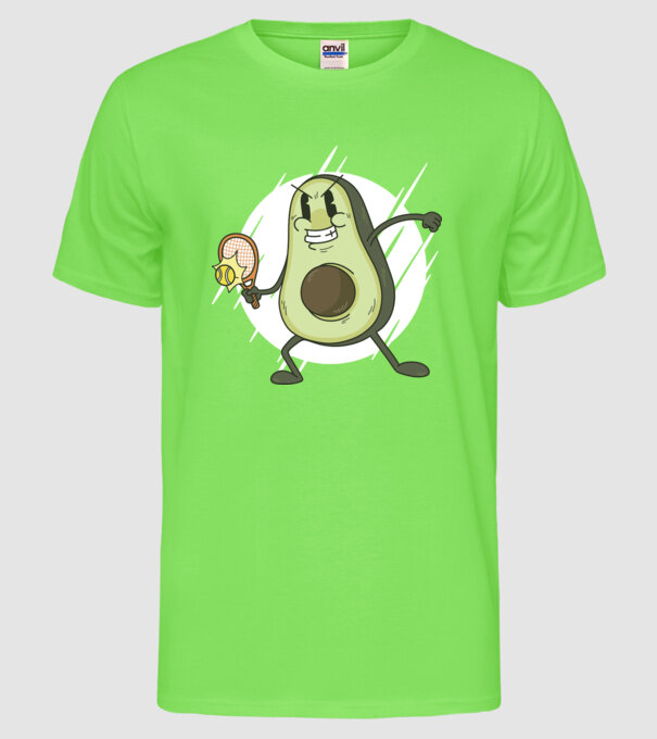 Tenis Avocado model verde neon pe tricou