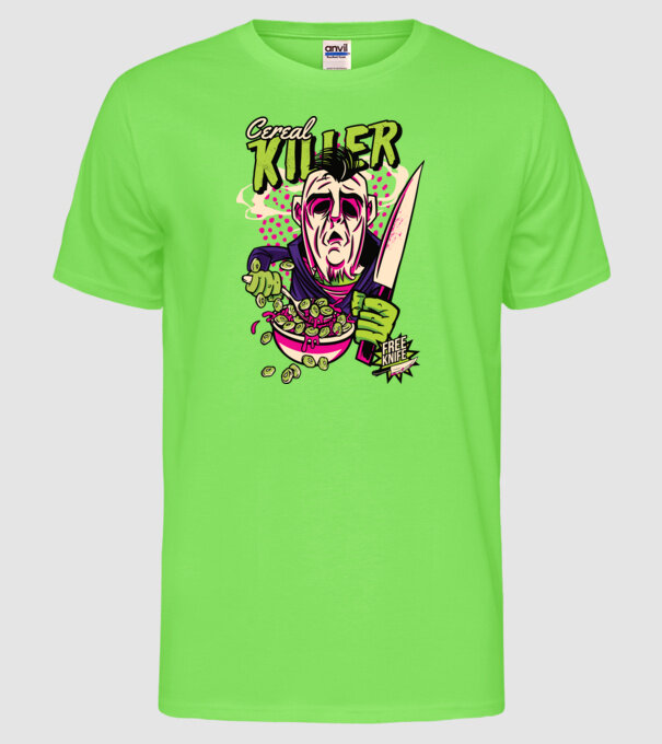Cereale Killer Fulgi de cereale model verde neon pe tricou