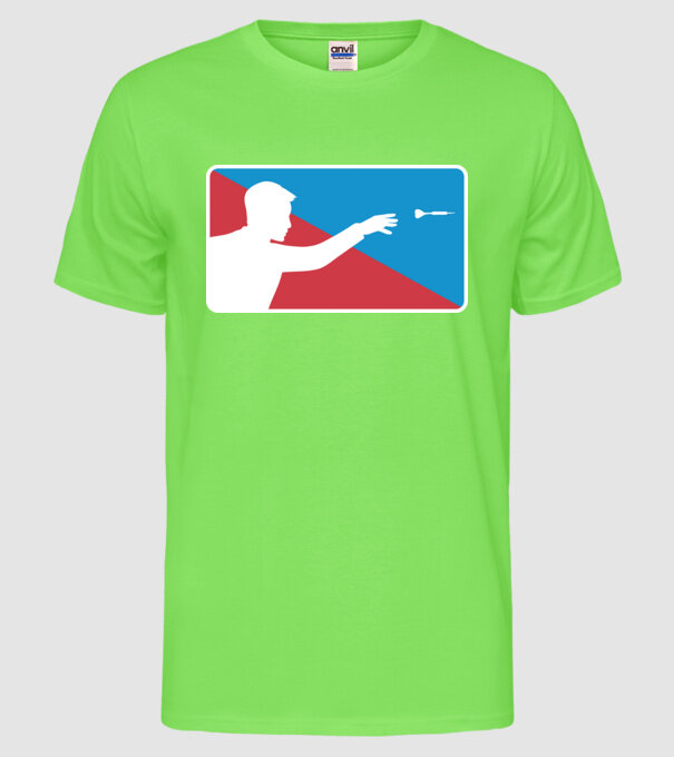 Darts MLB model verde neon pe tricou