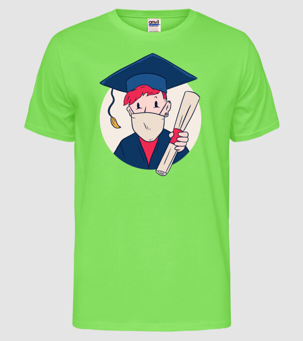 model verde neon pe tricou