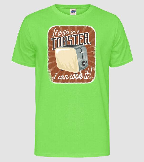 Dacă încape în prăjitorul de pâine, îl pot găti model verde neon pe tricou