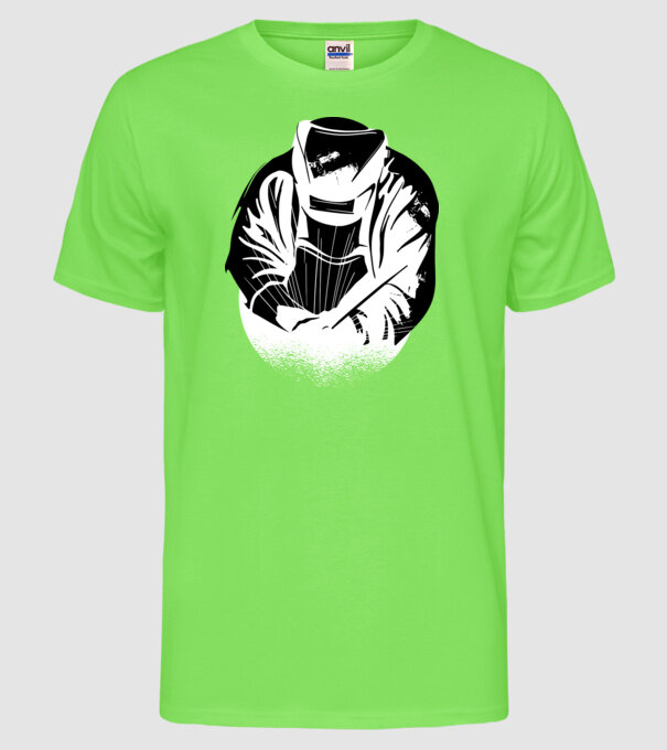 Tricou sudor model verde neon pe tricou