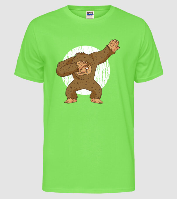 Jeti DAB model verde neon pe tricou
