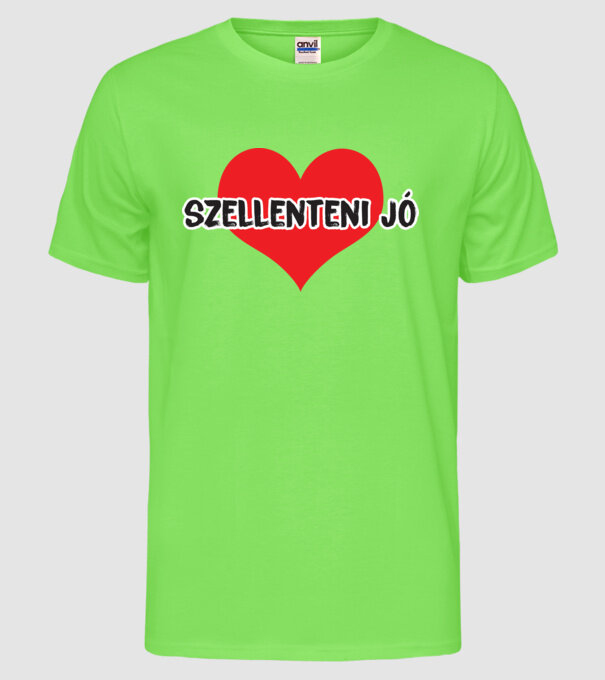 e bine să te pârțâi model verde neon pe tricou