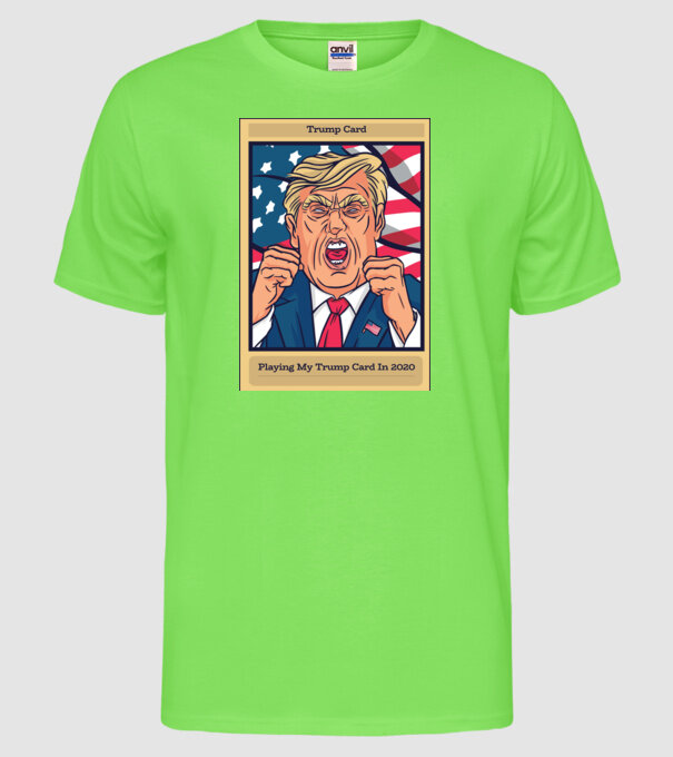 model verde neon pe tricou