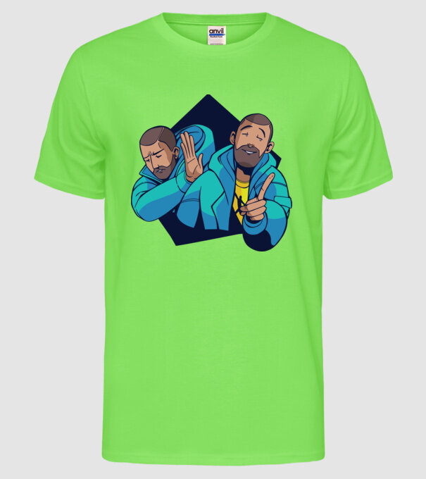Tricou Meme amuzant model verde neon pe tricou