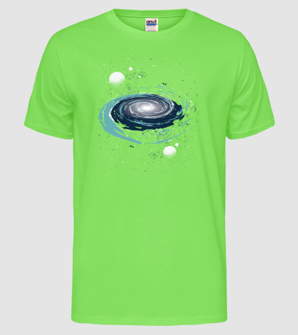 Spațiu model verde neon pe tricou