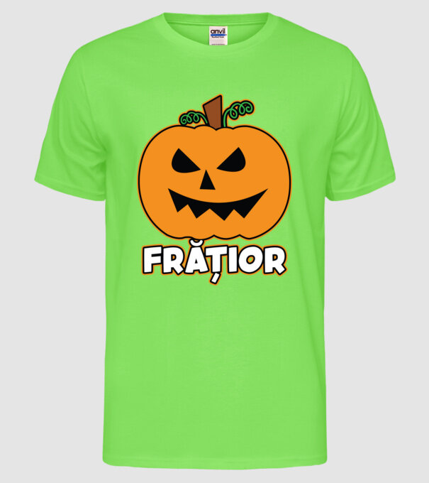 frățior model verde neon pe tricou