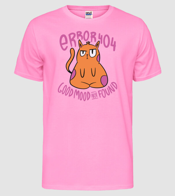 Eroare 404 - Nu s-a găsit buna dispoziție model roz neon pe tricou