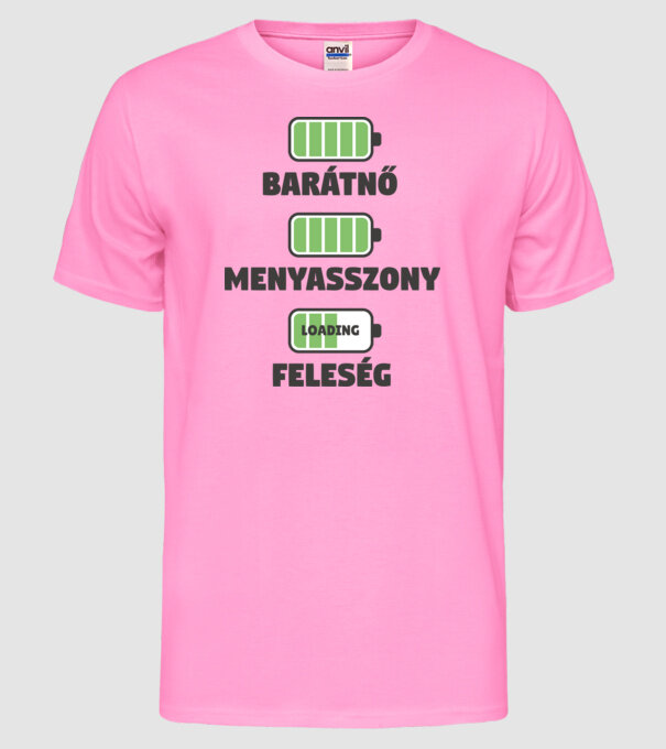 Soție model roz neon pe tricou