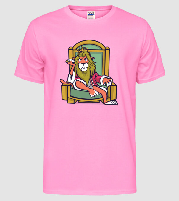 Lion King model roz neon pe tricou