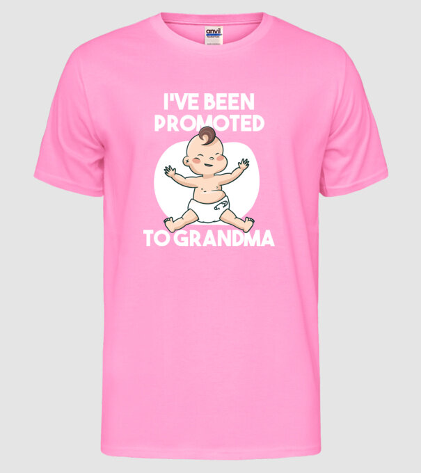 Am devenit bunică model roz neon pe tricou