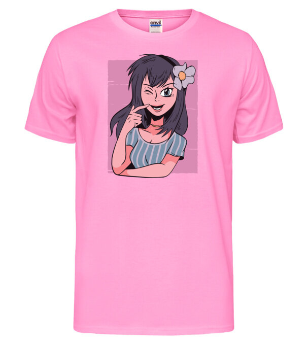  model  pe tricou